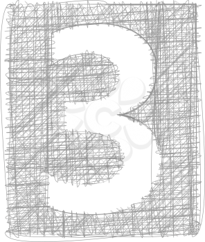 Freehand Typography Number 3