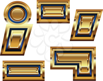 Golden Font Symbol