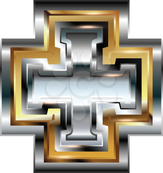 Fancy cross symbol