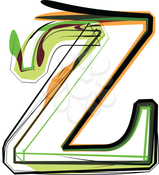 Organic type letter z