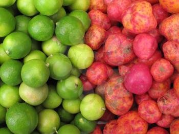 Fresh Red Potatoes and lemons