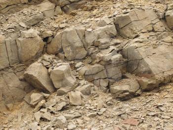 Wall of rocks 