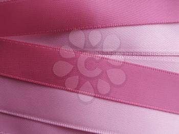 Pink ribbon background, design element. Clipping Path included