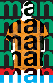 Fashion Man. Vector illustration