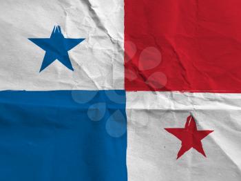 abstract PANAMA flag or banner