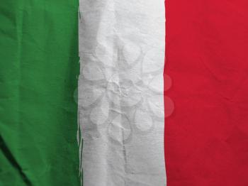 Grunge ITALY flag or banner