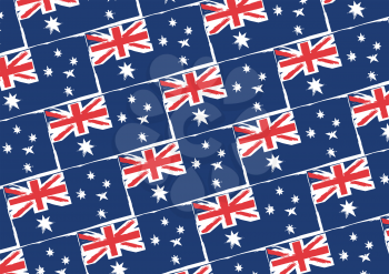 abstract AUSTRALIAN flag or banner vector illustration