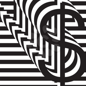 Black and white design symbol template vector illustration