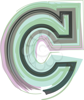 Letter c - Logo Icon Design - Vector Illustration