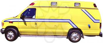 Royalty Free Photo of a Vintage Ambulance