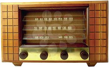 Royalty Free Photo of an Antique Radio