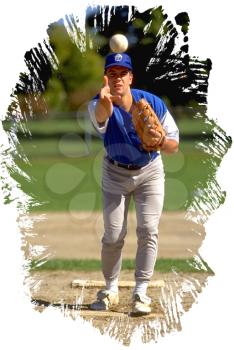 Royalty Free Photo of a Baseball Player