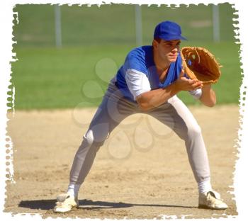 Royalty Free Photo of a Baseball Player 