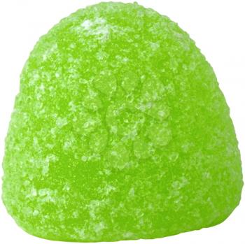 Royalty Free Photo of a Single Green Gummy