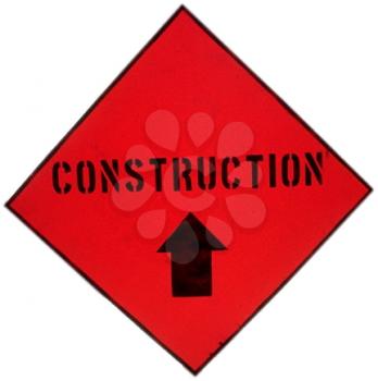 Royalty Free Photo of a Construction Sign