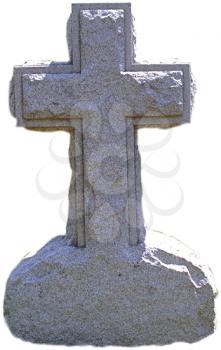 Royalty Free Photo of a Cement Cross