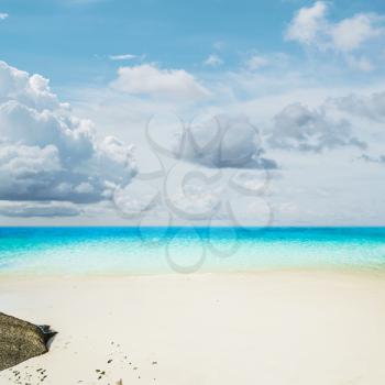 Idyllic beach - tropical summer resort outdoor landscape