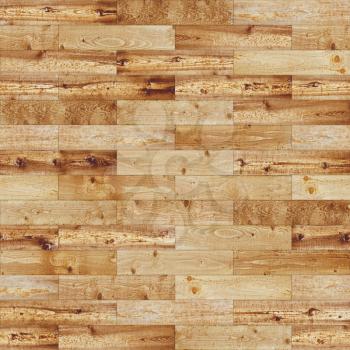 Wood seamless yellow parquet texture old wall