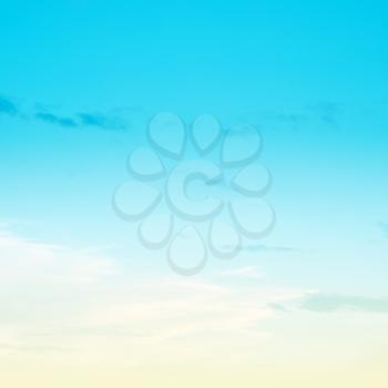 Sky pastel bright colors. Summer tropical background art