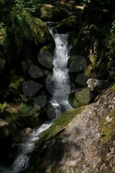 Waterfalls and Slopes. Myra Falls ,in the Muggendorf in Lower Austria