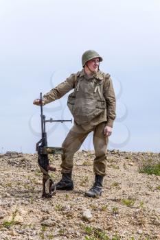 Soviet paratrooper in Afghanistan during the Soviet Afghan War