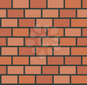 Vector brick wall tile seamless pattern. Background tile texture illustration
