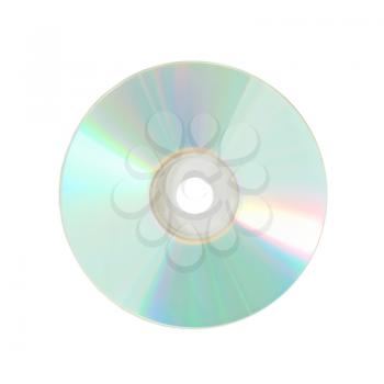 Compact disc isolated on the white background
