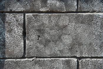 Gray grunge brick wall can be used for background
