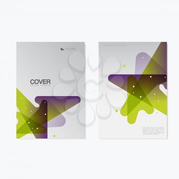 Abstract Cover Brochure Design Vector Geometry Shape Abstract Background.