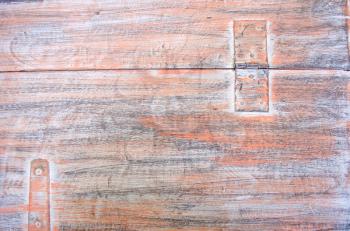 Orange painted wood texture background. Shabby chic style. Old rural wooden wall, detailed plank photo texture.