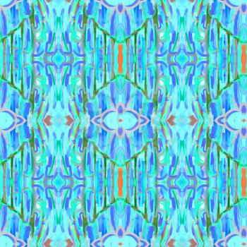 African abstract tribal seamless pattern. Modern stylish texture. Repeating geometric tiles with rhombus. Textile fabric print. Wrapping paper. Abstract continuous ornament for design and fashion.