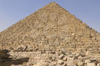 Pyramids of giza. Great pyramids of Egypt. The seventh wonder of the world. Ancient megaliths