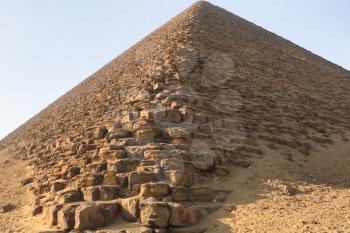 Pyramids of giza. Great pyramids of Egypt. The seventh wonder of the world. Ancient megaliths