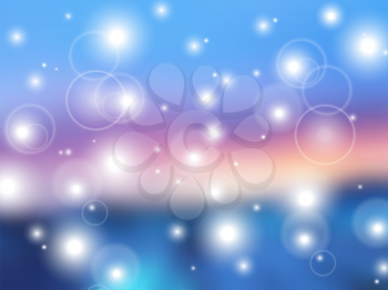 Blue pink abstract smooth blur gradient mesh background with defocused lights