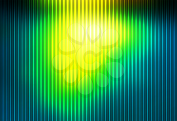 Bright yellow green abstract blurred gradient mesh with light lines vector background 