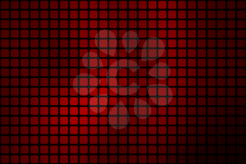 Deep burgundy red vector abstract mosaic background with rounded corners square tiles over black