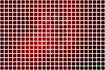 Deep burgundy red vector abstract mosaic background with rounded corners square tiles over white