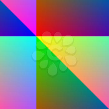 Abstract background of glowing color spectrum
