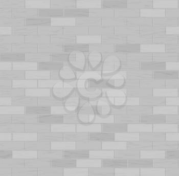 Brick Seamless Vector. Red Wall Illustration Brick Wall Texture Pattern