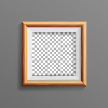 Realistic Photo Frame Vector. With Soft Shadow. Good For Presentations.