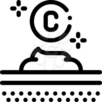 Collagen Cream Icon Vector. Outline Collagen Cream Sign. Isolated Contour Symbol Illustration