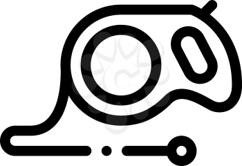 Hand Leash Icon Vector. Outline Hand Leash Sign. Isolated Contour Symbol Illustration