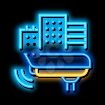 CCTV neon light sign vector. Glowing bright icon CCTV sign. transparent symbol illustration