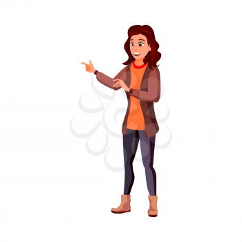 young woman choosing dish in restaurant menu cartoon vector. young woman choosing dish in restaurant menu character. isolated flat cartoon illustration