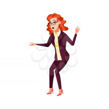 shocked woman won money in casino cartoon vector. shocked woman won money in casino character. isolated flat cartoon illustration