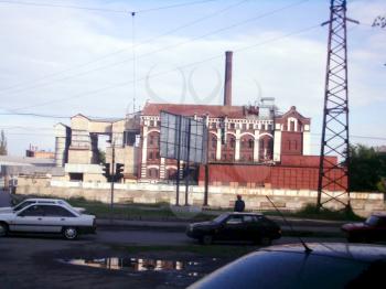 Industrial building panorama