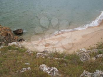 Travel to Crimea sea mountain landscape