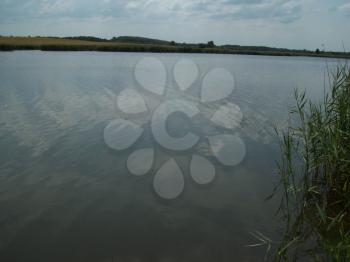 River and lakes in the countryside