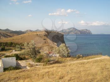 Travel to Crimea sea mountain landscape