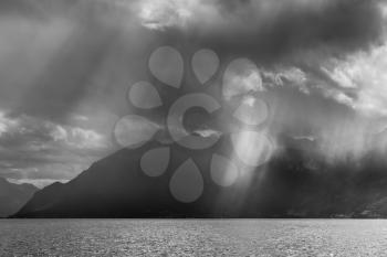 Storm Passing over Lake Geneva